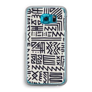 Marrakech print: Samsung Galaxy S6 Transparant Hoesje