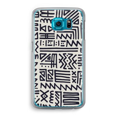 Marrakech print: Samsung Galaxy S6 Transparant Hoesje
