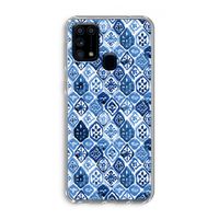 Blauw motief: Samsung Galaxy M31 Transparant Hoesje Blauw motief: Samsung Galaxy M31 Transparant Hoesje