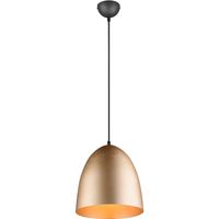 LED Hanglamp - Hangverlichting - Trion Lopez - E27 Fitting - 1-lichts - Rond - Mat Goud - Aluminium - thumbnail