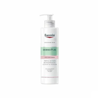 Eucerin DermoPure Triple Action Reinigingsgel Post-Acne Vlekken Onzuivere Huid 400ml