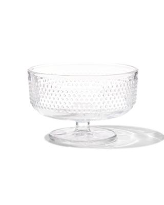 HEMA Ijscoupe Bergen Reliëf 450ml (transparant)