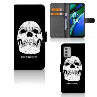 Telefoonhoesje met Naam Nokia G42 Skull Eyes Telefoonhoesje met Naam Nokia G42 Skull Eyes