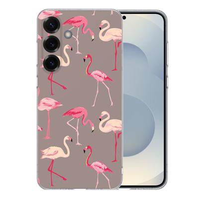 TPU Hoesje Samsung Galaxy S25 Plus - Flamingo Backcover