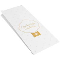 Zak | Oliebollenzak | Ersatzpapier | 3 pond | 16/ 5 |25x40cm | Overheerlijk | goud/wit | 10 kg