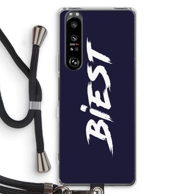 Biest: Sony Xperia 1 III Transparant Hoesje met koord