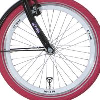 Alpina voorwiel 22 j19db wit zink spk