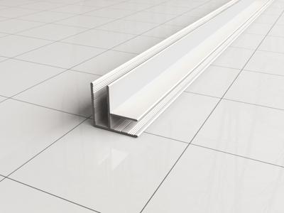 Wiesbaden Hoekprofiel 200cm mat wit