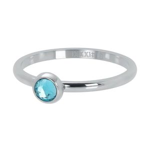 iXXXi Vulring 1 Zirconia Water Blue Zilver | Maat 17