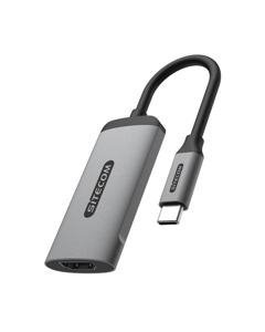 Sitecom AD-1003 tussenstuk voor kabels HDMI-A USB-C Zwart, Grijs