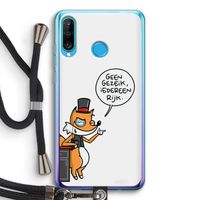 Geen Gezeik: Huawei P30 Lite Transparant Hoesje met koord