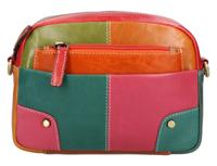 Leather Design Schoudertas Multi Color