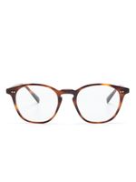 Oliver Peoples lunettes de vue Ronne à monture pantos - Marron - thumbnail