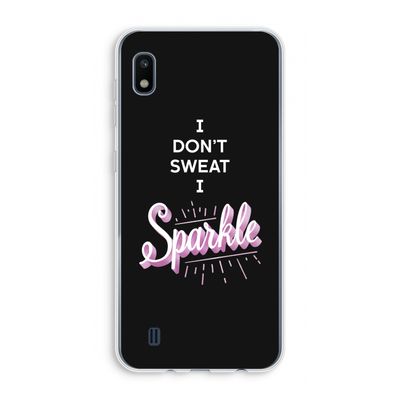 Sparkle quote: Samsung Galaxy A10 Transparant Hoesje