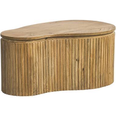 Salontafel Cyril - mangohout - 80x50x37 cm - Leen Bakker