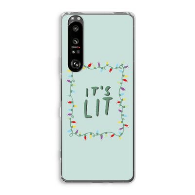 It's Lit: Sony Xperia 1 III Transparant Hoesje