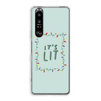It's Lit: Sony Xperia 1 III Transparant Hoesje