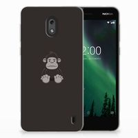 Nokia 2 Telefoonhoesje met Naam Gorilla - thumbnail