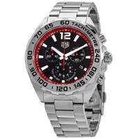 Tag Heuer Formule 1 chronograaf quartz herenhorloge met zwarte wijzerplaat CAZ101Y.BA0842