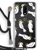 Papegaai: OnePlus 7 Transparant Hoesje met koord Papegaai: OnePlus 7 Transparant Hoesje met koord