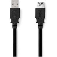 USB-Kabel | USB 3.2 Gen 1 | USB-A Male | USB-A Female | 5 Gbps | Vernikkeld | 3.00 m | Rond | PVC |