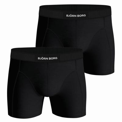Bjorn Borg Boxershort organic cotton stretch 2-pack zwart