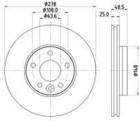 Remschijf 8DD355126561