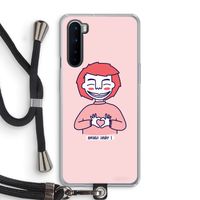 Hartje: OnePlus Nord Transparant Hoesje met koord