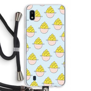 Citroenen: Samsung Galaxy A10 Transparant Hoesje met koord