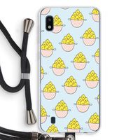 Citroenen: Samsung Galaxy A10 Transparant Hoesje met koord