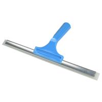 Benson Raamtrekker/wisser - kunststof handvat - douchewisser - blauw - 30 cm