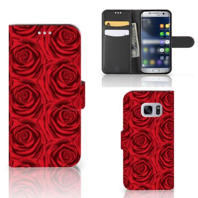 Samsung Galaxy S7 Hoesje Red Roses Samsung Galaxy S7 Hoesje Red Roses