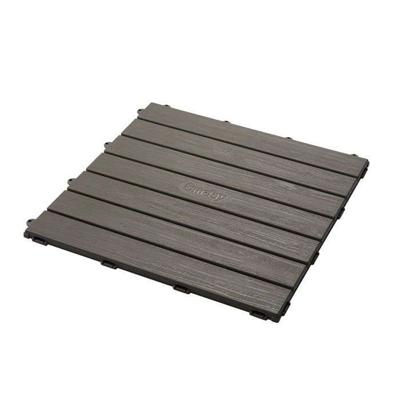 Smoby - Set van 6 tegels - Huisvloeren - 45x45cm - Houtstructuureffect - Anti-UV - 100% gerecycled en recyclebaar plastic