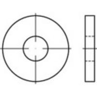 Onderlegring 15 mm 40 mm Staal 100 stuk(s) TOOLCRAFT 138262