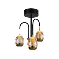 Highlight PlafondlampGolden Egg zwart 3-lichts - P6454.01