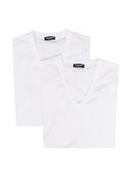 DSQUARED2 lot de deux t-shirts à logo imprimé - Blanc