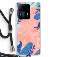 Tropisch: Xiaomi Mi Mix 4 Transparant Hoesje met koord