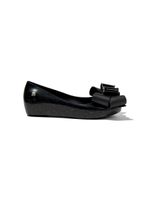 Mini Melissa ballerines Ultragirl Sweet à détail de nœud - Noir