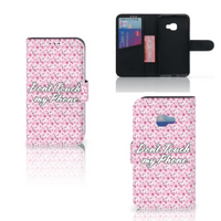 Samsung Galaxy Xcover 4 | Xcover 4s Portemonnee Hoesje Flowers Pink DTMP - thumbnail