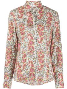 ETRO chemise en coton à motif cachemire - Rose