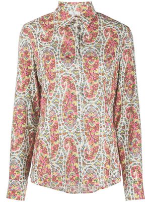 ETRO chemise en coton à motif cachemire - Rose