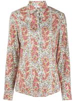 ETRO chemise en coton à motif cachemire - Rose