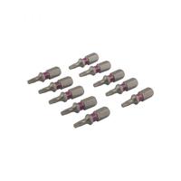 Schroefbit 25 mm TX-10 roze 10x Schroefbit 25 mm TX-10 roze 10x