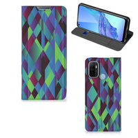 OPPO A53 | A53s Stand Case Abstract Green Blue