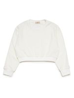 Nº21 Kids sweat en coton mélangé - Blanc