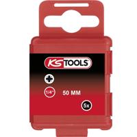 KS Tools 911.3350 9113350 Kruis-bit PZ 4 Vernikkeld E 6.3 5 stuk(s)