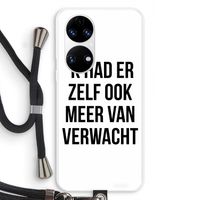 Meer verwacht: Huawei P50 Transparant Hoesje met koord