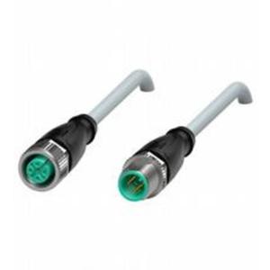 Pepperl+Fuchs 198846 Sensor/actuator connector M12 Aantal polen (sensoren): 3 Stekker, recht, Bus, recht 3.00 m 1 stuk(s)