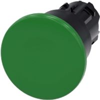 3SU1000-1BA40-0AA0  - Mushroom-button actuator green IP68 3SU1000-1BA40-0AA0
