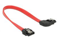 Delock 83967 SATA 6 Gb/s Kabel recht naar haaks 20cm rood - thumbnail